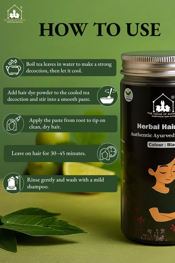 Herbal Hair Dye (100g) – The House of Bunny’s
