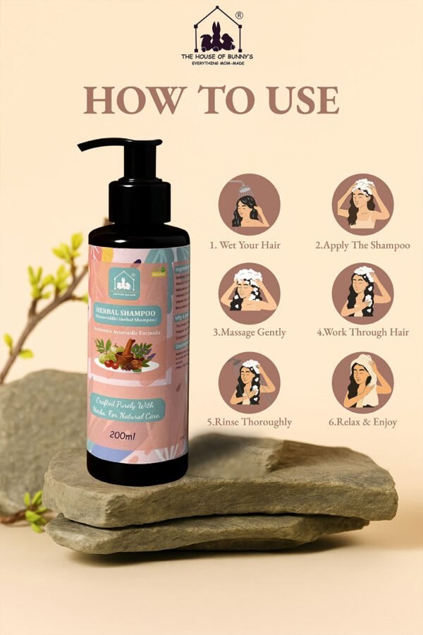 Herbal Keshavridhi Shampoo – 200ml - Image 3